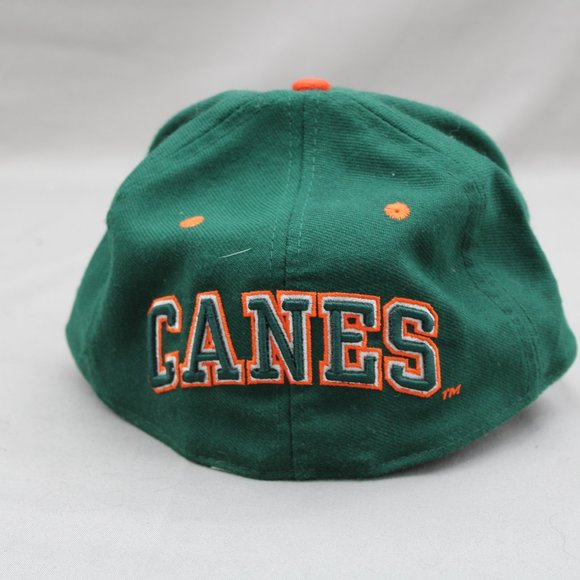 Miamin Hurricanes Hat (VTG) - Thick Graphics by TOP - Adult Fitted 7 3/8 - Picture 5 of 9